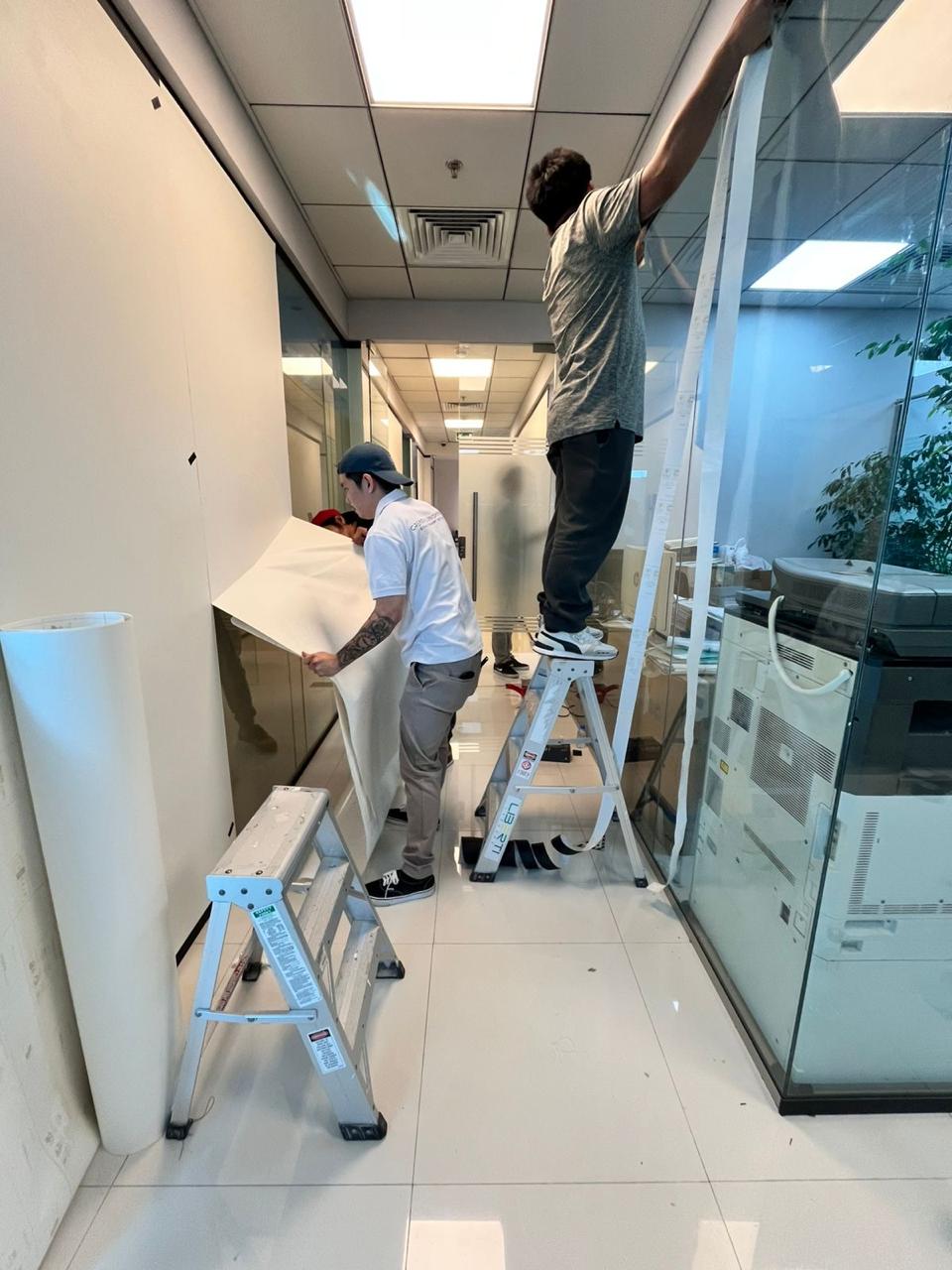 Commercial vinyl wrapping project 5